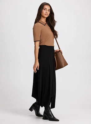 Asymmetric Hem Skirt