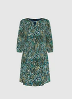 Paisley Chiffon Dress