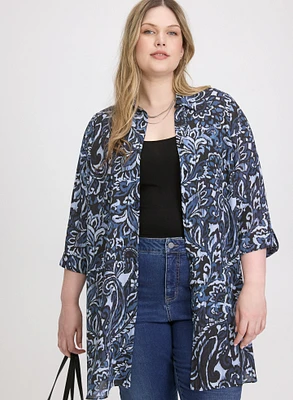 Paisley Tunic Blouse