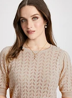 Pull ras-du-cou en tricot