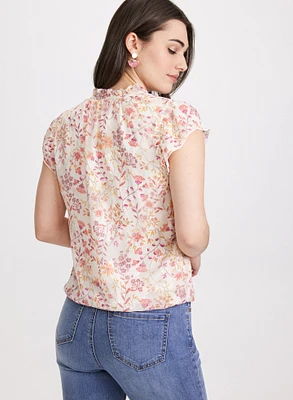 Floral Print Blouse