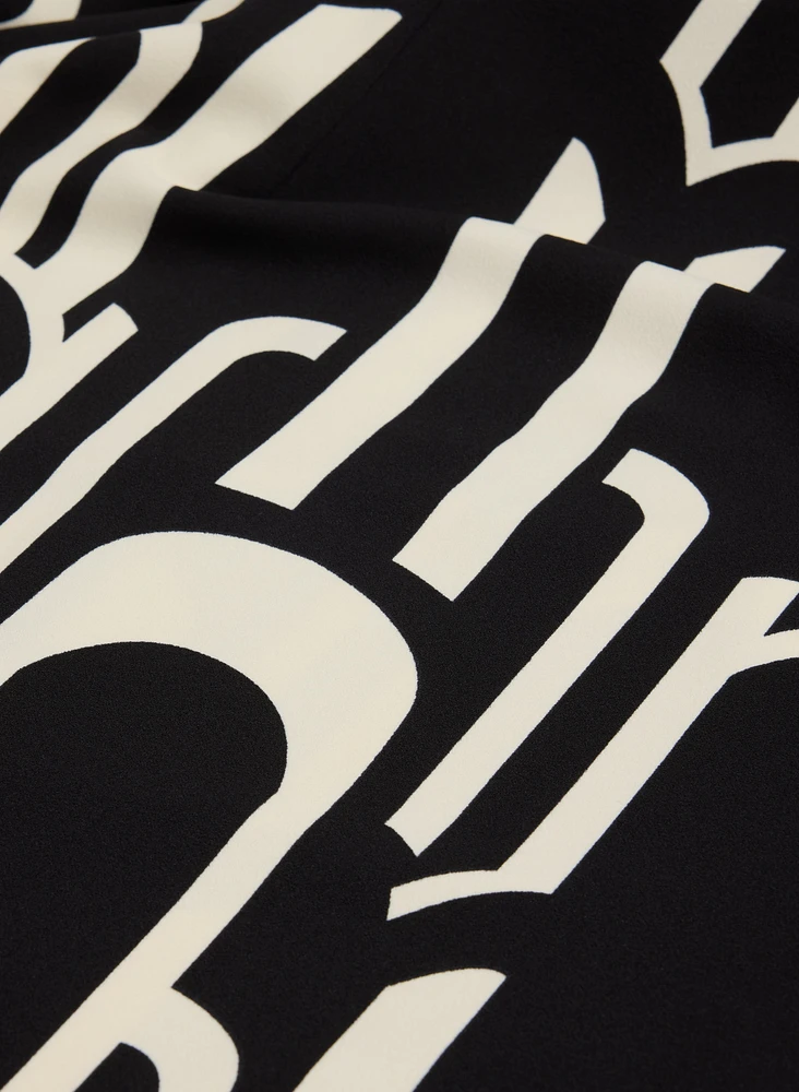 Robe à motif géométrique