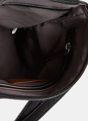 Vegan Leather Crossbody Bag