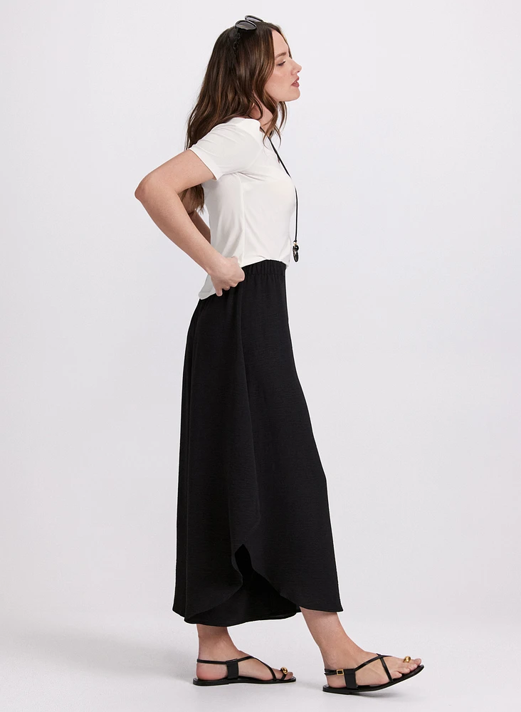 Draped Culotte Pants