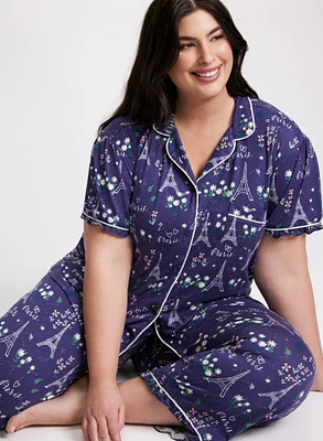 Eiffel Tower Print Pyjama Set