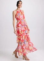 Tiered Floral Dress