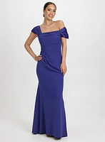 Asymmetric Off-Shoulder Dress