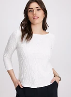 Textured Knit Top