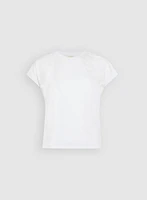 Floral Appliqué T-Shirt