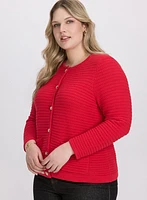 Textured Knit Cardigan