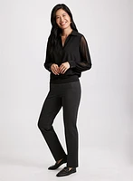 Pantalon Sofia à jambe étroite enfiler – régulier