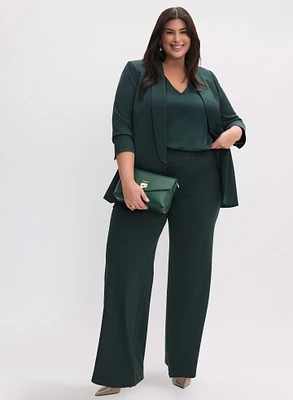 Shawl Collar Jacket & Olivia Wide-Leg Pants