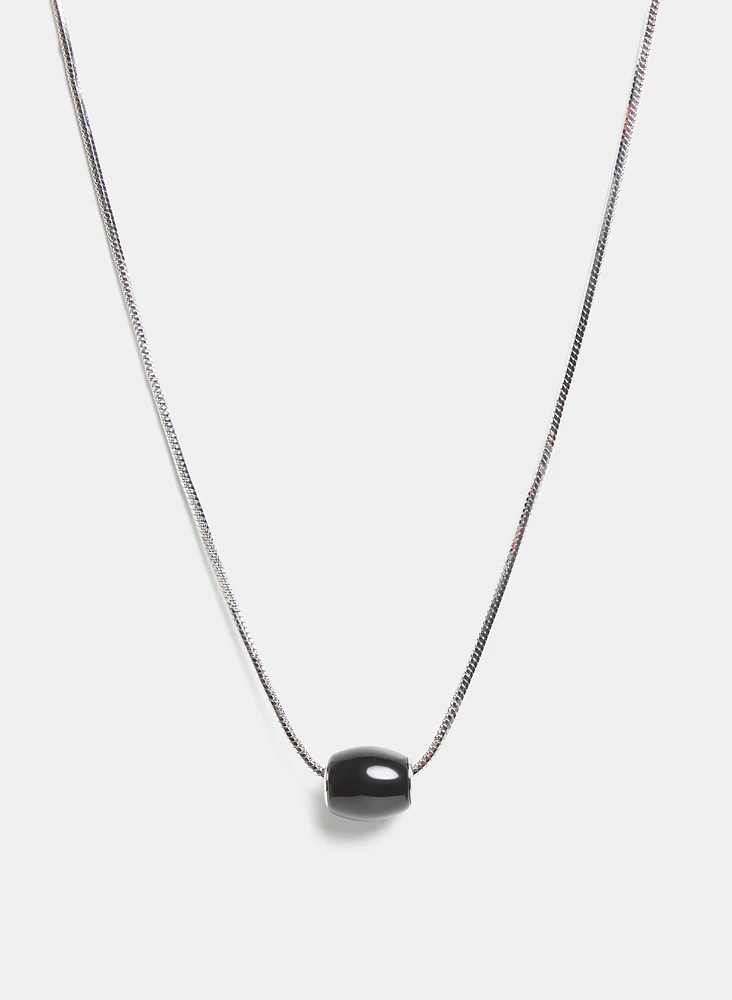 Collier à pendentif de bille