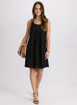 Eyelet Embroidered Dress