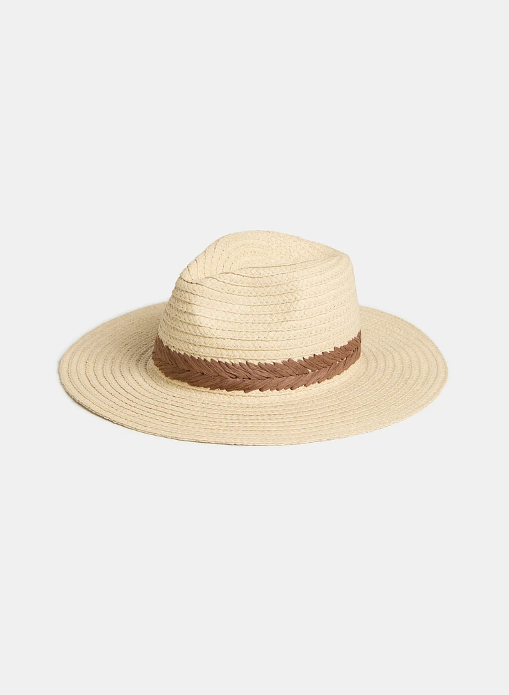 Straw Fedora Hat