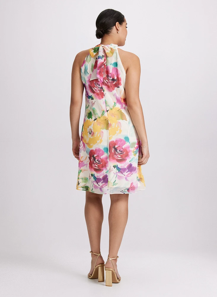 Floral Halter Dress