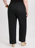 Olivia Stretch-Linen Wide-Leg Pants