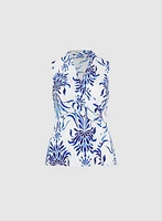 Haut à motif baroque
