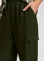 Sofia Cargo Straight-Leg Pants