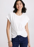 Knotted Hem T-Shirt