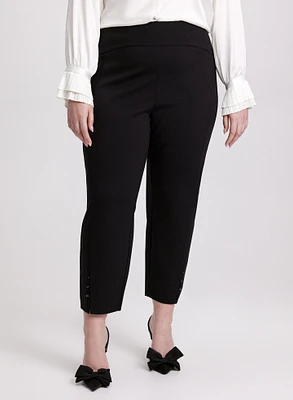 Pantalon Sofia à jambe étroite – court