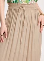 Jupe longue à taille élastique