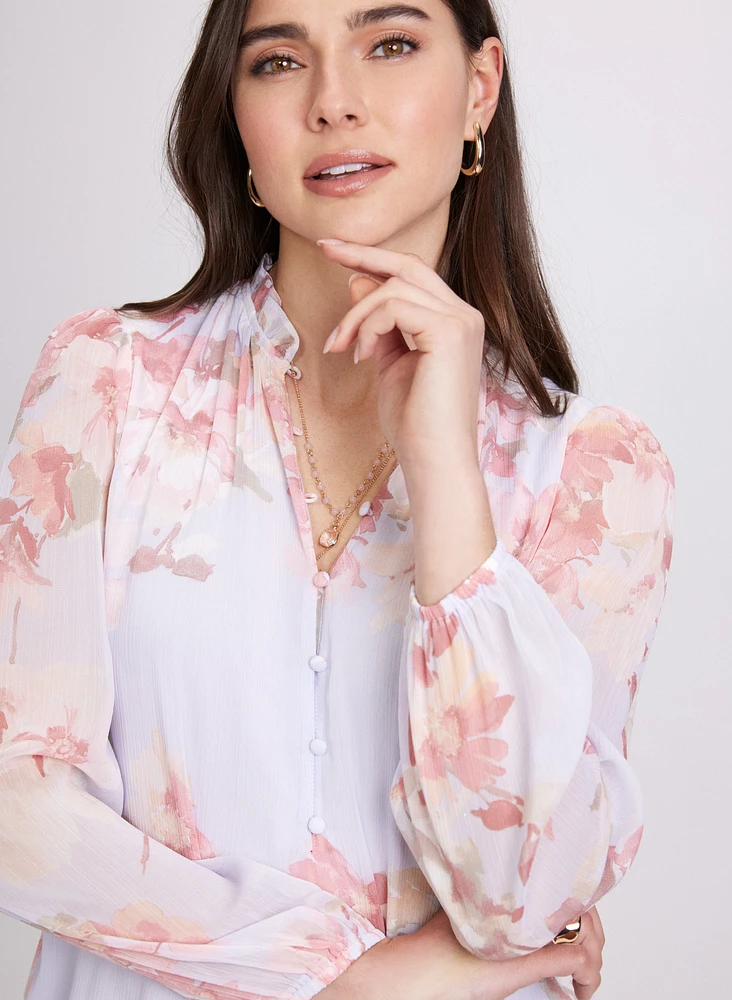 Floral Print Blouse