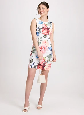 Floral Print Sheath Dress