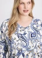 Haut à motif paisley