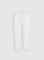 Studded Cotton-Blend Capris