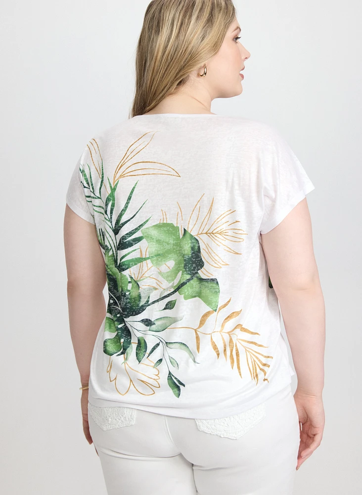 Tropical Print T-Shirt