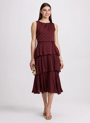 Tiered Dot Dress