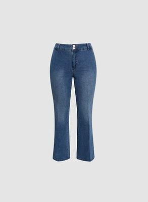 High-Rise Flare Leg Jeans