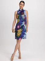 Tiered Abstract Dress