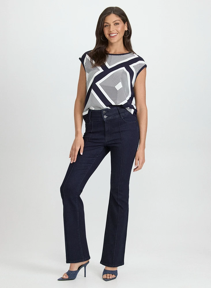 Two-Button Jeans
