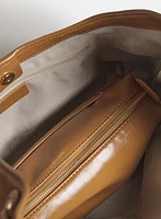 Ensemble sac à main et pochette en cuir végane
