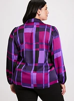 Joseph Ribkoff - Plaid Print Blouse