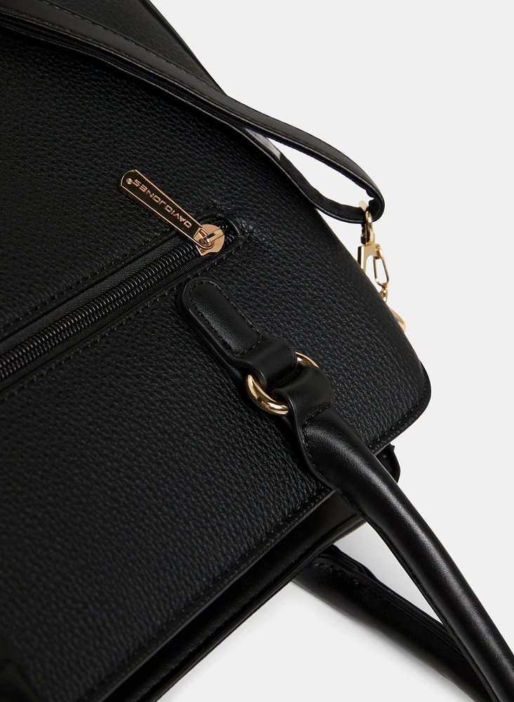 Metallic Detail Handbag