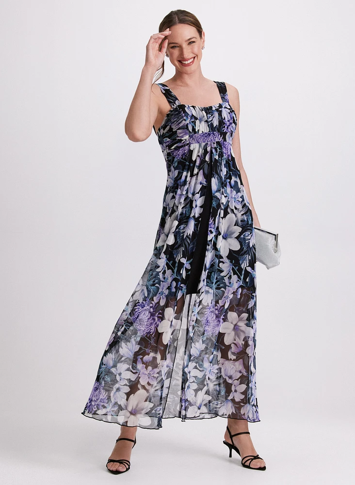 Robe maxi florale