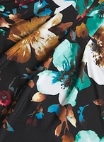 Robe en jersey à imprimé floral