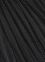 Metallic Floral Appliqué Dress