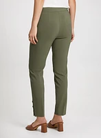 Slim Pull-On Ankle Pants