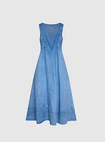 Linen A-Line Dress