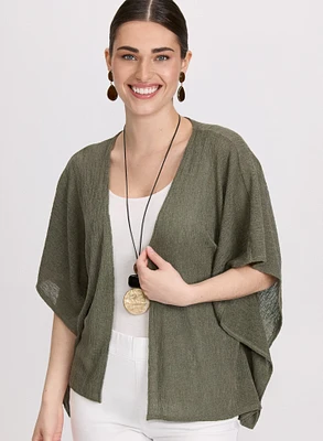 Poncho-Style Layering Top