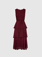 Tiered Dot Dress