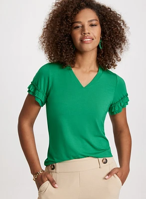 Frill Trim T-Shirt