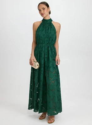 Floral Halter Neck Jumpsuit