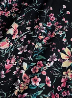 Gradient Floral Print Dress