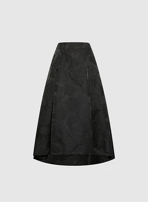 Jacquard Midi Skirt