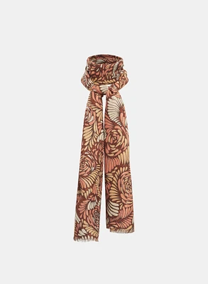 Rose Print Scarf